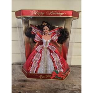 1997 Christmas Barbie Special Edition Happy Holidays Doll Mattel